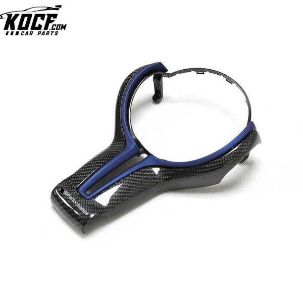 For BMW F87 M2 F80 M3 F82 F83 M4 F10 M5 M6 Carbon Fiber Steering Wheel Cover Center Trim Cover