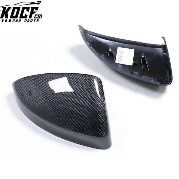 Carbon Fiber Mirror Cover for Audi R8 MK3 TT RS 2015-UP Car Mirror Shell Exterior Parts Replacement type