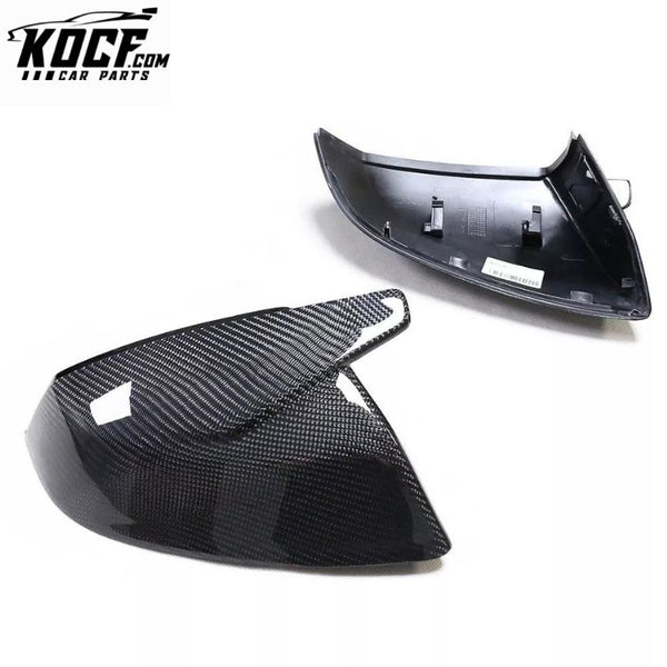 For Audi Q5 Q7 SQ5 SQ7 M Style Carbon Fiber Wing Mirror Cover Sideview Door Mirror Shell Housing Replacement 2016+