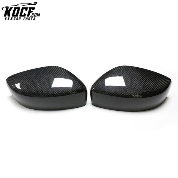 Dry Carbon Fiber Side Rearview Mirror Covers Housing For Infiniti G25 G37 2009-2014 Q60 2014