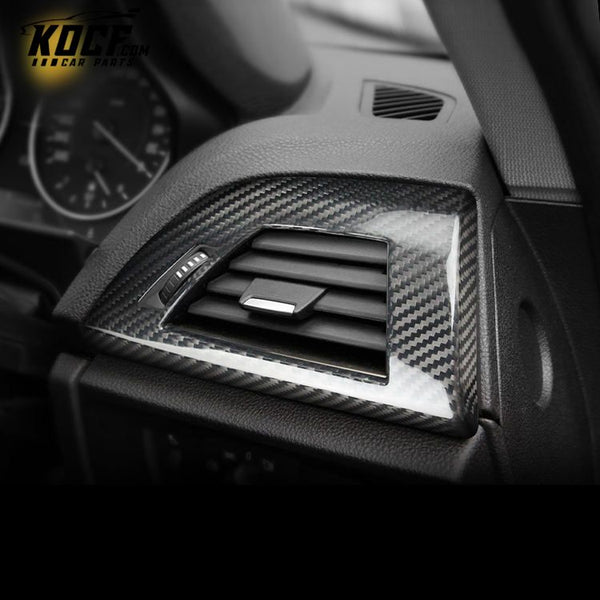 ES Car Interior Accessories F20 F21 F22 Carbon Fiber Vent Panel Frame