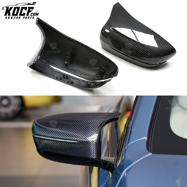 Dry Carbon Fiber Rearview Side Mirror Cover for BMW F90 M5/F91 F92 M8 2018+ Pure CF Sideview Mirror Casing Shell Replace type