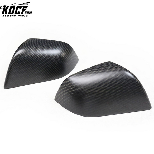 Replacement Carbon Mirrors For Tesla Model 3 Carbon Fiber Rearview Side Mirror Covers Matt Black