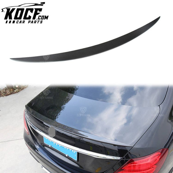 2016-Up Carbon Fiber Rear Spoiler for Mercedes-Benz E Class W213 E63 E43 A Style Rear Spoiler Sedan 4 Door Only