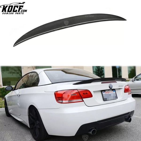 P Style Carbon Convertible Car E93 Trunk Spoiler Lip For BMW 3 Series 325i 328i 330i 335i 2-Door Convertible E93 M3