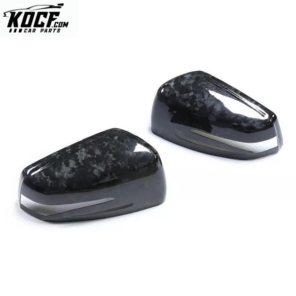 Forged Carbon Mirror Covers For Mercedes-Benz W204/W212/W218 /W207/X204/W176 Dry Carbon Fiber Wing Mirror Casing Add on type