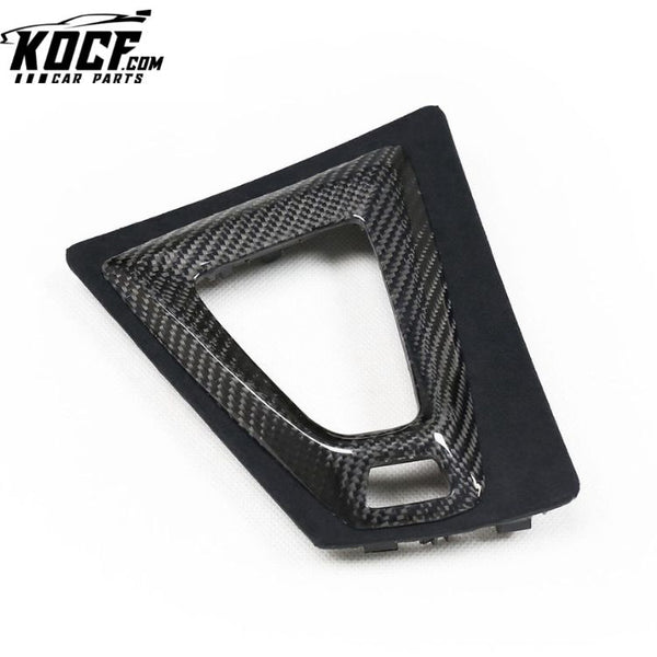 Replacement Style For BMW F80 M3 F82 F83 M4 2014+ Real Carbon Fiber Gear Surround Compartment Cover LHD