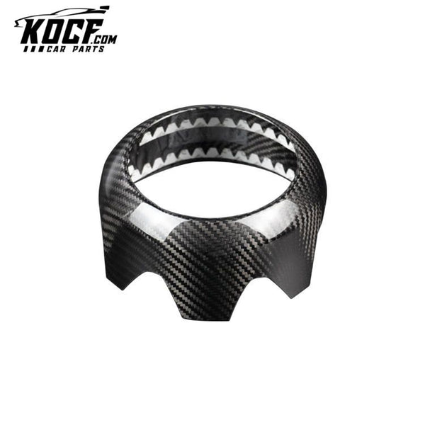 F55 F56 F57 Car Decoration Accessories Carbon Fiber Steering Wheel Cover For MINI