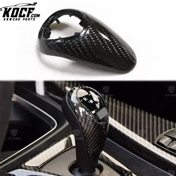 Replacement Carbon Fiber Gear Shift Knob Interior Trim for BMW M4 F82 F83 M3 F80 M2 F87 M5 M6 X5M X6M