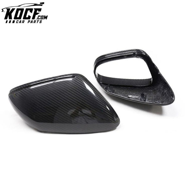 Dry Carbon Fiber Mirror Covers For Porsche 911 992 S 4S Turbo S Direct Replacement Mirror Covers