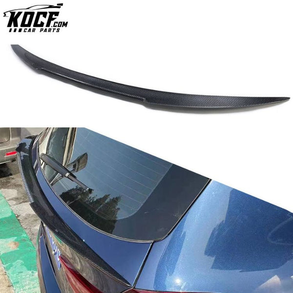 M4 Style Carbon Fiber Trunk Spoiler for BMW X3 G01 X3M F97 Trunk Middle Spoiler Wing Lip 2019+ Car Accessories Decoration