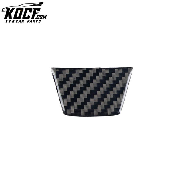 ES E90 E92 Real Carbon Fiber Car Interior Accessories Steering Wheel Sticker For BMW