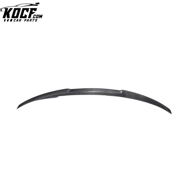 For 2014+ BMW F82 M4 Coupe Real Carbon Fiber Rear Trunk Spoiler Wing