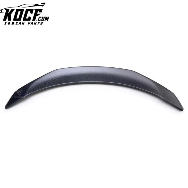 V Style Matte Car Carbon Fiber Rear Trunk Spoiler for Tesla Model 3 Sedan 4 Door Trunk Wing Lip Exterior Tail Lip Wing