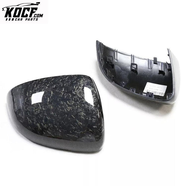 Forged Carbon Fiber Wing Mirror Cover for Mercedes-Benz A Class W177 AMG A35 A45 & CLA W118 CLA35 CLA45 2019+ Car Mirror Shells