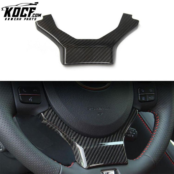 Dry Carbon Fiber Steering Wheel Cover Center Trim For Lexus NX IS RC NX200t 300h CT200h IS350 RC300