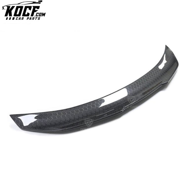 Honeycomb Carbon Fiber PSM Style Car Rear Trunk Spoiler for Infiniti Q60 Back Trunk HighKick Duckbill Wing Lip