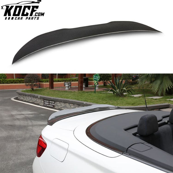 PSM Style For 2 Door BMW F22 Coupe F23 220i M235i 228i 2014 2015 2016-UP F87 M2 Dry Carbon Fiber Rear Trunk Spoiler Wing