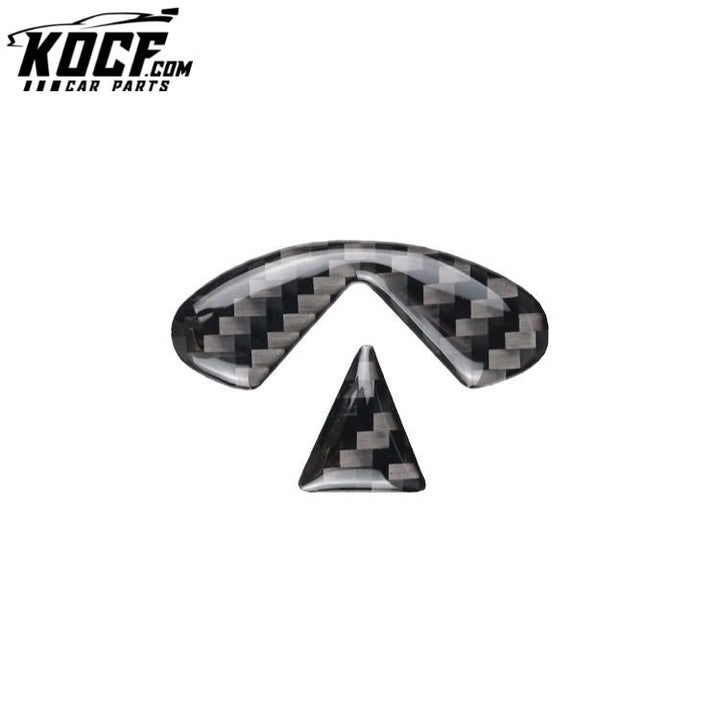 For Infiniti Q50 Q60 Carbon Fiber steering wheel sticker Car accessories Real carbon fiber Q50 Q60