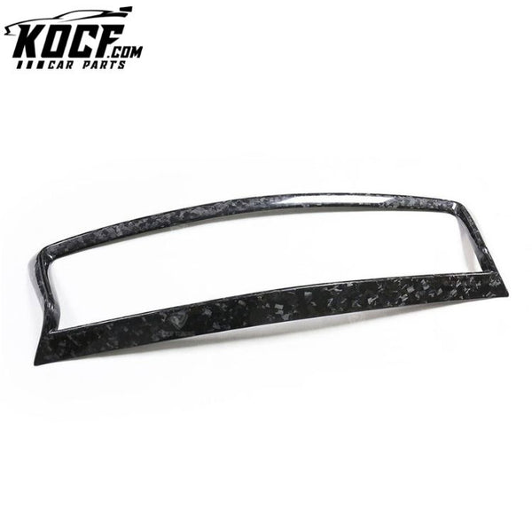 Forged Carbon Fiber Front Bumper Grille for Infiniti Q50 Q50S Sport 2018+ Front Kidney Grill Trim Add on Cover