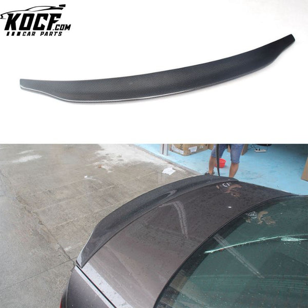 Caractere Style Rear Trunk Spoiler For Audi A4 4 Door 2017+ A4 B9 Sedan Real Carbon Fiber Rear Spoiler Rear Wing