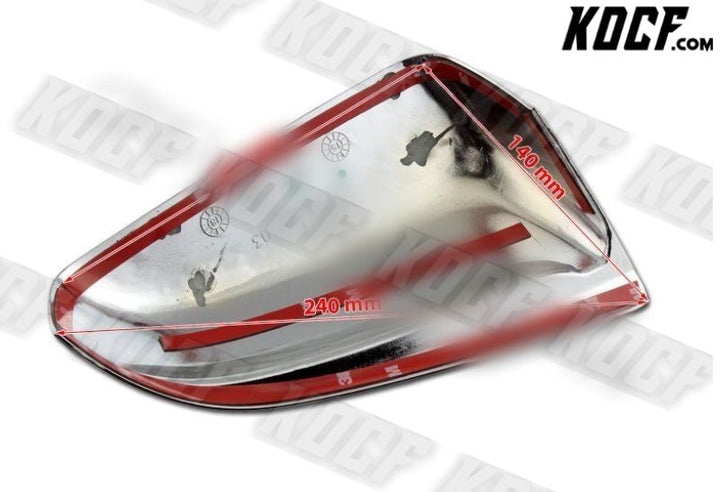 For 2013-2015 Chevy Malibu Chrome ABS Plastic Side Mirror Cover Cap LEFT+RIGHT - KOCF.com - Car Parts