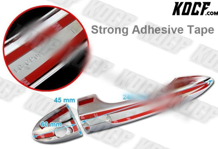 For 2015-2016 Dodge Dart Mirror Chrome Door Handle Cover Cap No Smart Key 8-Pcs - KOCF.com - Car Parts