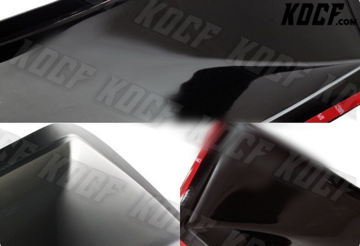 For 1994-2001 Acura Integra 2DR Coupe Black ABS Plastic Rear Roof Spoiler Wing - KOCF.com - Car Parts