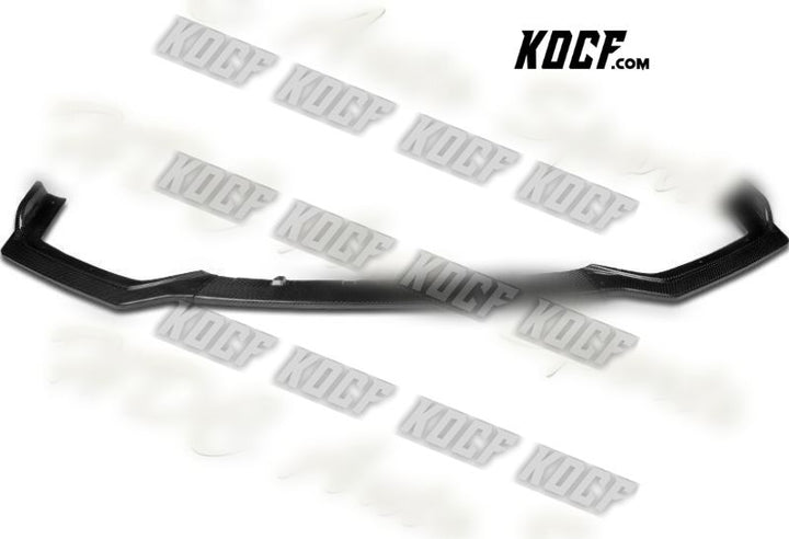 For 2018-2021 Infiniti Q50 Sport Real Carbon Fiber Front Bumper Body Kit Lip 3pc - KOCF.com - Car Parts