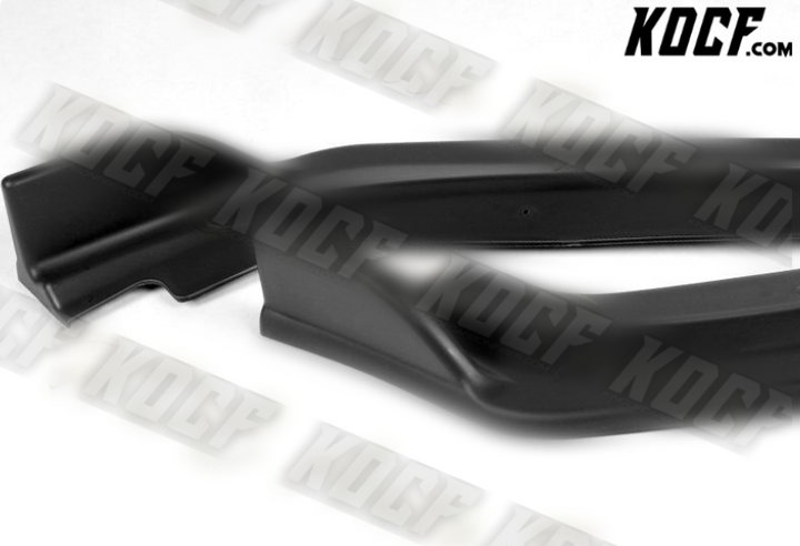 For 17-22 Infiniti Q60 Coupe Black V-Style Front Bumper Splitter Spoiler Lip Kit - KOCF.com - Car Parts