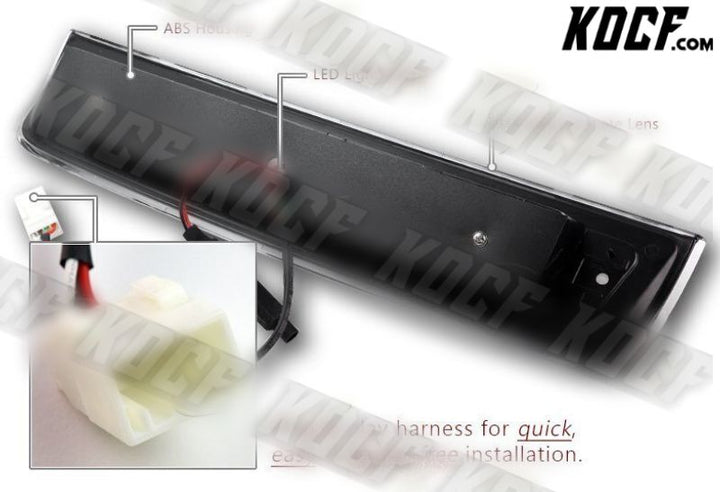 For 09-18 Dodge Ram 1500 Smoke Lens 27-LED 3RD Third Brake Light W/Cargo Lamp - KOCF.com - Car Parts