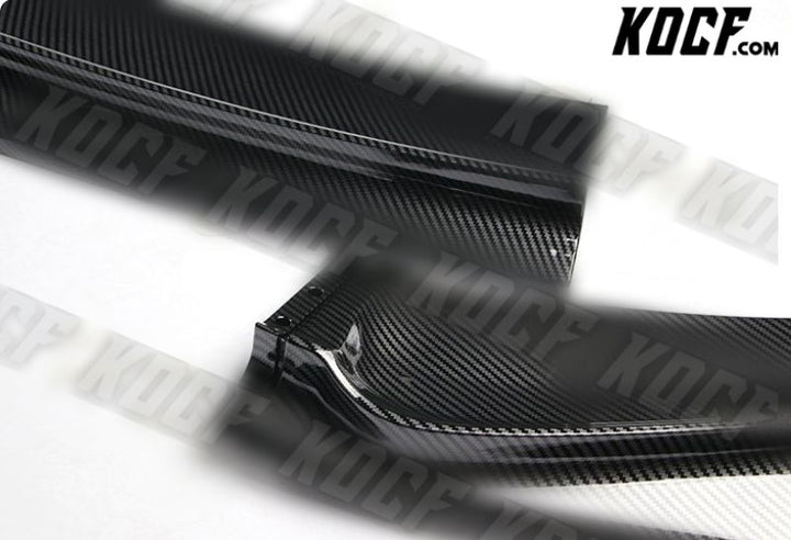 For 2014-2017 Honda Fit JDM Carbon Look Front Bumper Body Kit Spoiler Lip 3PCS - KOCF.com - Car Parts