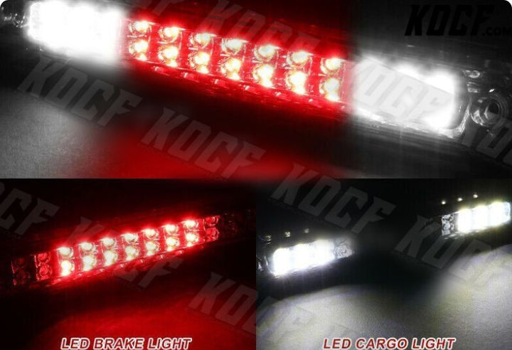 For 88-00 Chevy GMC C/K C10 C1500 2500 3500 BLK/SMK 26-LED 3RD Third Brake Light - KOCF.com - Car Parts