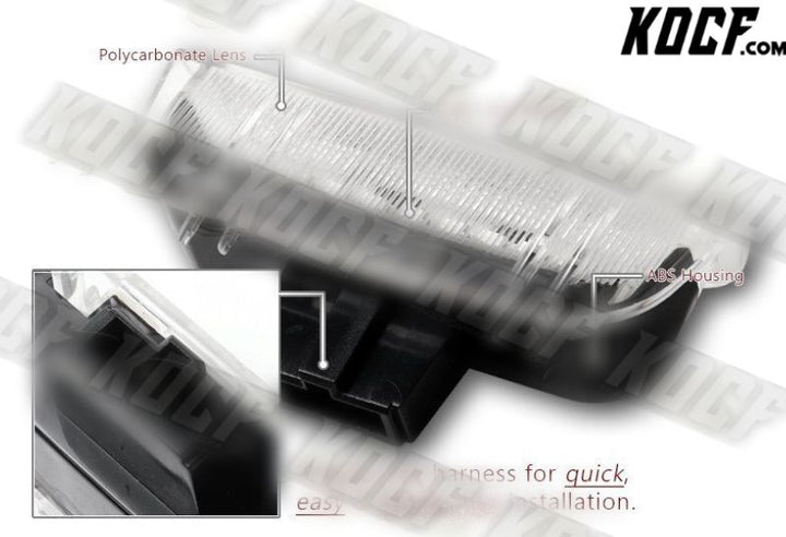 For Volkswagen Golf MK6 Mk7 Passat Jetta White LED Side Door Courtesy Light Lamp - KOCF.com - Car Parts