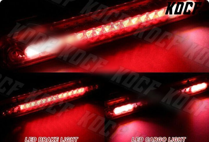 For 88-00 Chevy GMC C/K C10 C1500 2500 3500 Red Lens LED 3RD Brake Stop Light - KOCF.com - Car Parts