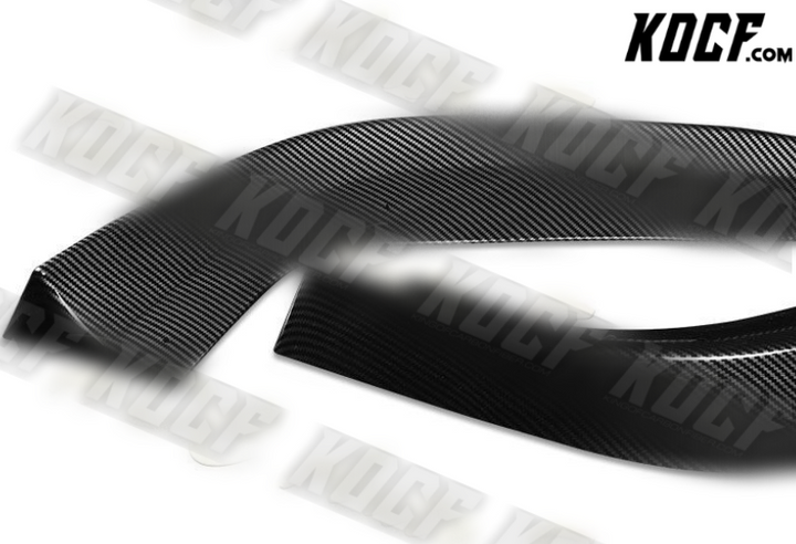 For 12-14 Mercedes C300 C350 W204 Carbon Look Front Bumper Body Splitter Lip - KOCF.com - Car Parts