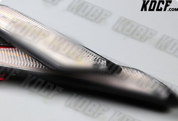 For 12-15 BMW F30 F31 White LED Strip Clear Bumper Turn Signal Side Marker Light - KOCF.com - Car Parts