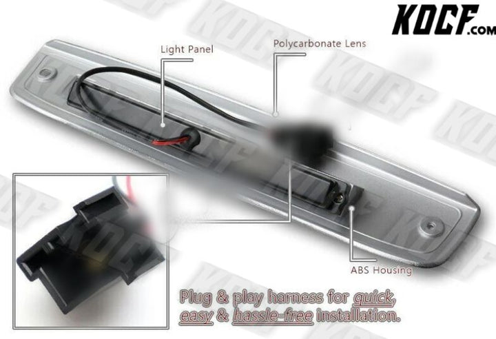 For 03-16 Ford Expedition Black/Smoke LED 3RD Third Rear Brake Stop Light Lamp - KOCF.com - Car Parts