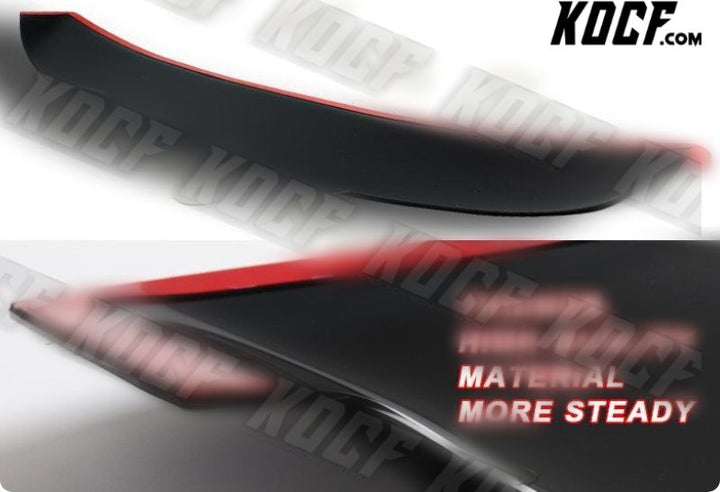 For 14-18 Toyota Corolla LE XLE SE Black Acrylic Rear Window Roof Visor Spoiler - KOCF.com - Car Parts