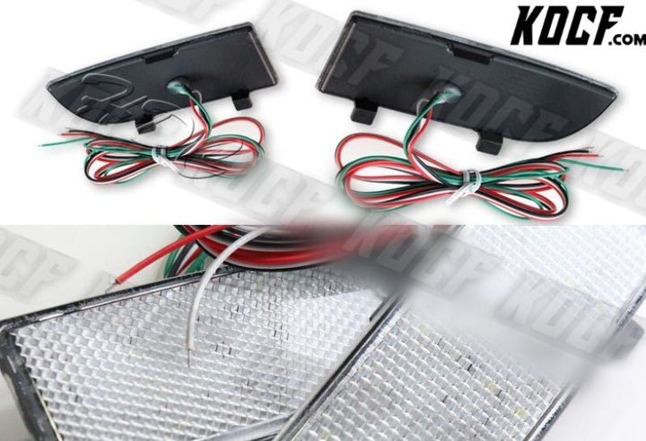 For Mercedes-Benz Viano/Vito W639 Clear LED Rear Bumper Reflector Brake Lights - KOCF.com - Car Parts