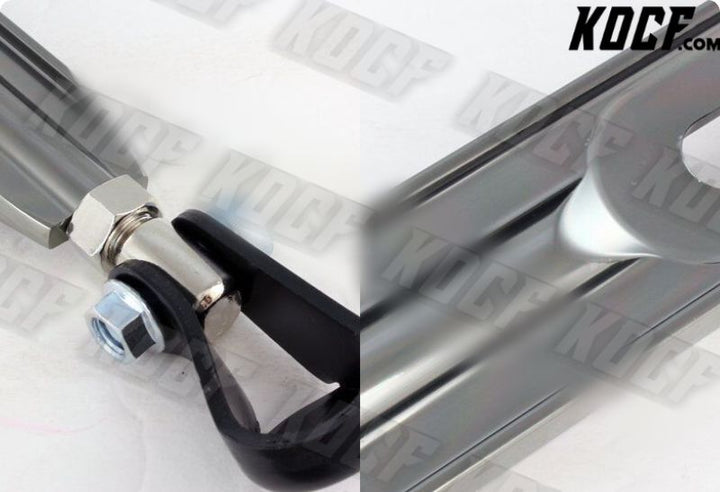 For 90-01 Acura Integra Gunmetal Aluminum Lower Front+Rear Strut Tie bar 2pcs - KOCF.com - Car Parts