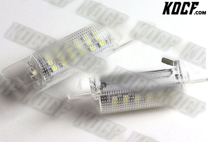 For Mercedes Benz C/E-Class W210 W202 4DR White 18-SMD LED License Plate Lights - KOCF.com - Car Parts