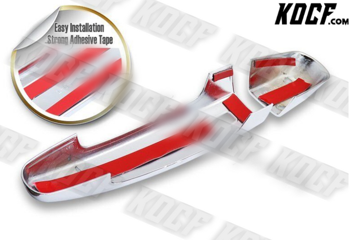 For 2014-2019 Chevy Impala Mirror Chrome Door Handle Cover Cap Trim W/Smart Hole - KOCF.com - Car Parts