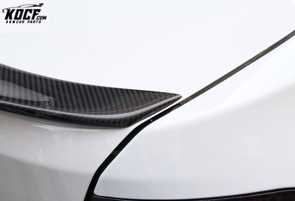 PSM Style Carbon Fiber Rear Trunk Lip Wing for BMW 3 Series F30 & F80 M3 2014+ CF Rear Spoiler Car Parts