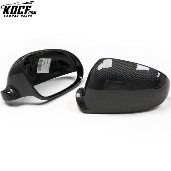 Golf 5 For VW Carbon Rearview Side Mirror Cover Carbon Fiber Replacement Style Carbon Fiber 2006-2011