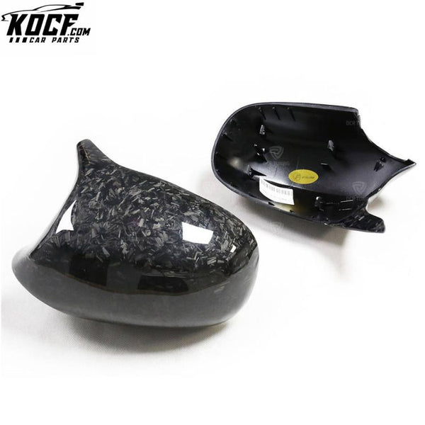 Forged Carbon Fiber Side Mirror Casing for BMW 3 Ser E90 E91 E92 E93 1 SER E87 E88 2009-2012 LCI Facelift Rearview Mirror Cover