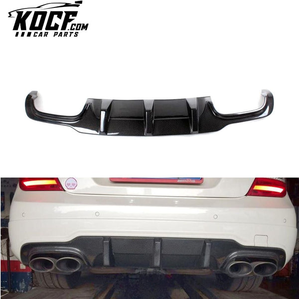 C-Class C63 Carbon Fiber Rear Diffuser for Mercedes W204 C63 AMG 2012-2015