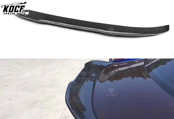 Back Trunk Lip Wing Carbon Fiber Rear Spoiler for BMW 5 Series G30 F90 M5 2017+ PSM type Roof Spoiler