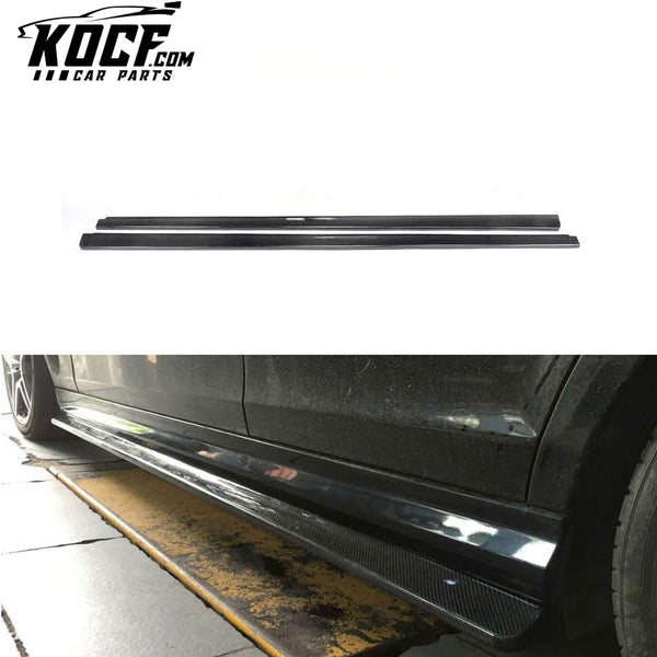 C-Class W204 C63 Carbon Fiber Side Skirt Extension for Mercedes W204 C63 AMG 12-15