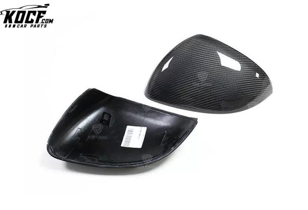 W206 W223 Carbon Fiber Mirror Shell for Mercedes-benz C S Class AMG C43 C63 2021+ Sideview Mirror Cover Casing 2pcs